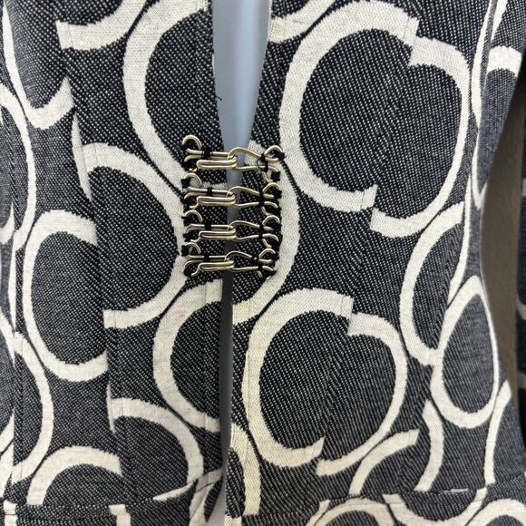 Joseph Ribkoff Womens 8 Front Blazer Jacket Casual - Picture 2 of 6